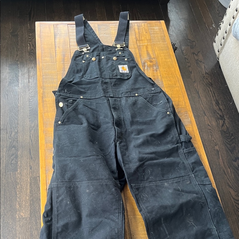 Carhartt Black Bib Overalls